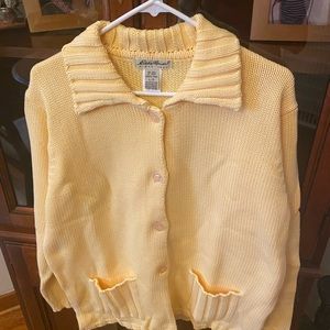 Eddie Bauer button down sweater